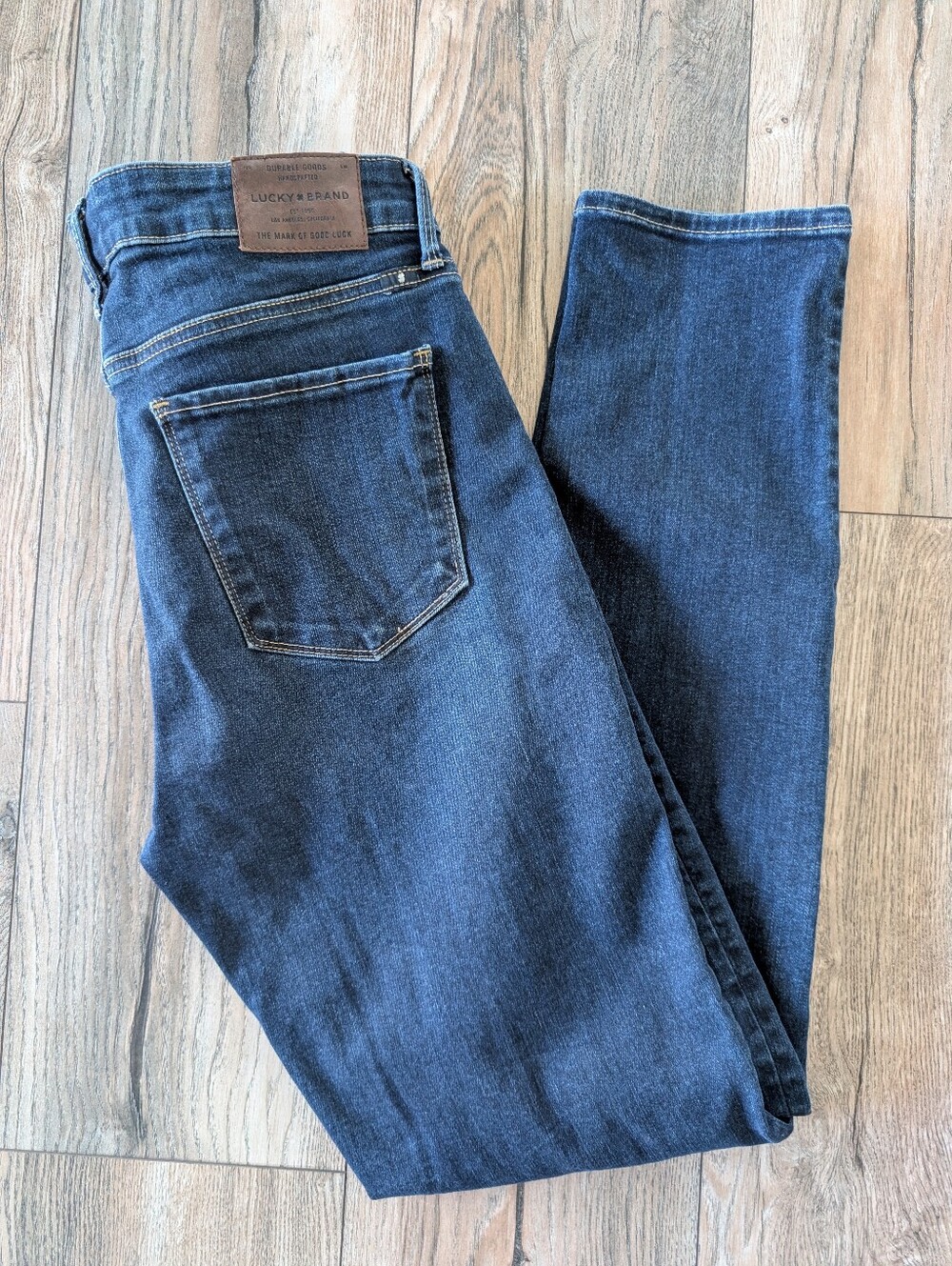LUCKY BRAND Hayden Skinny Jeans Mid Rise Stretch Dark Indigo Wash Size 8